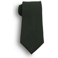 60" Extra Long Hunter Green Poplin Polyester Tie